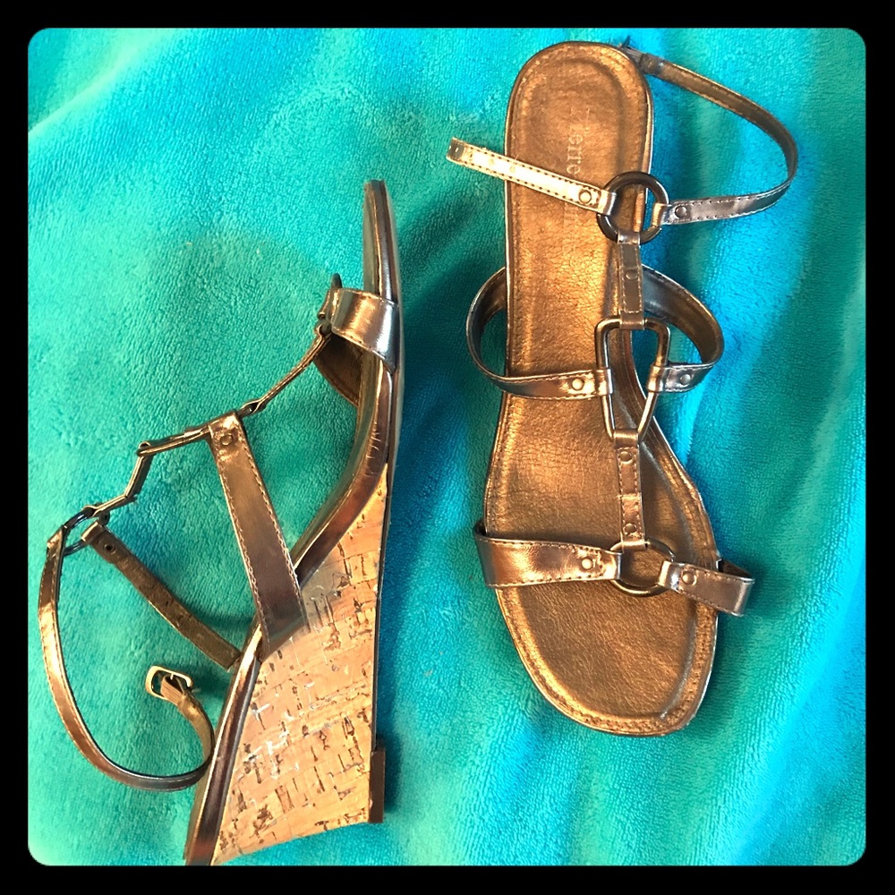 Metallic Gladiator Sandals